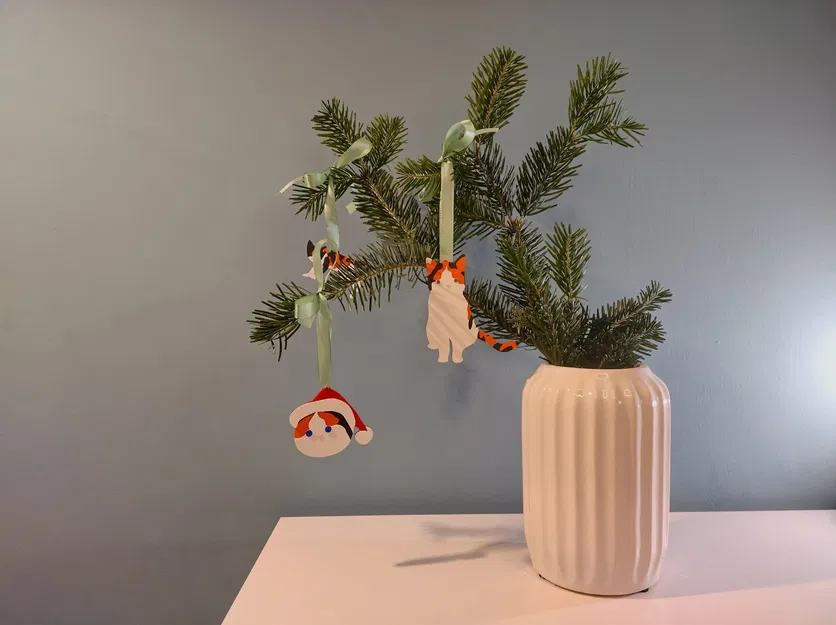 Đồ trang trí Giáng Sinh hình Mèo - Image 1