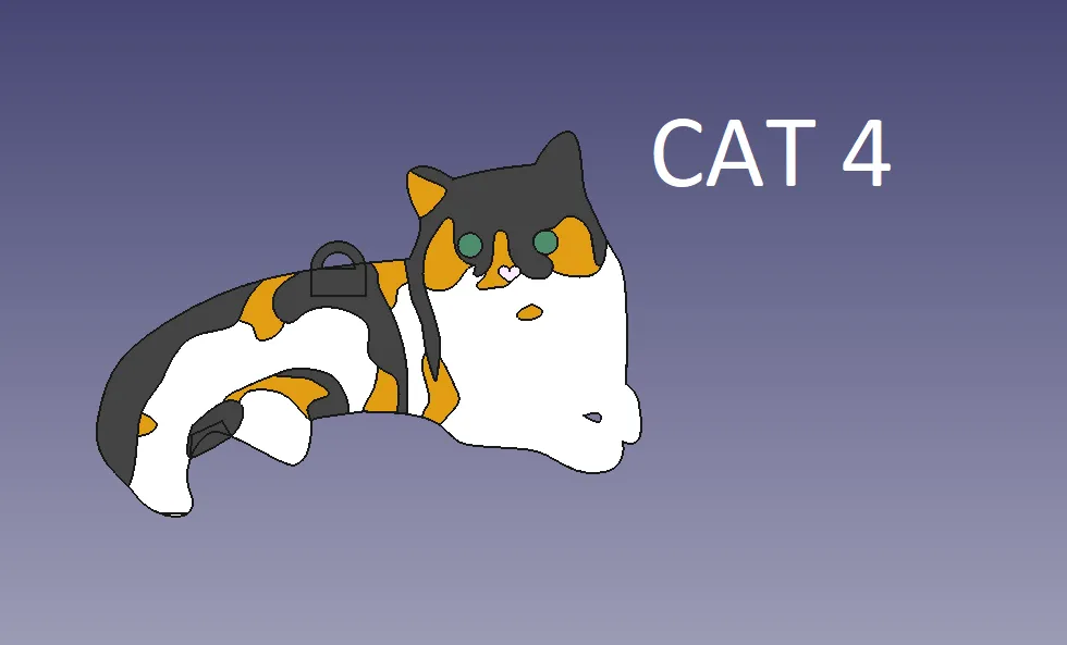 Đồ trang trí Giáng Sinh hình Mèo - Image 5