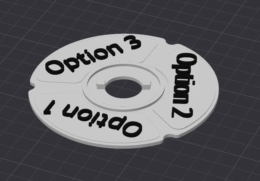 Bánh Xe Chữ Trống (Bộ Chọn Trạng Thái Máy Rửa Chén) - Image 1