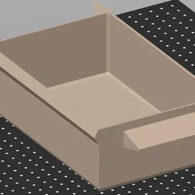 Ngăn kéo bàn làm việc bớt rộng 56mm