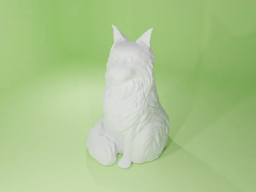 Mô Hình Mèo Lông Dài - Image 3