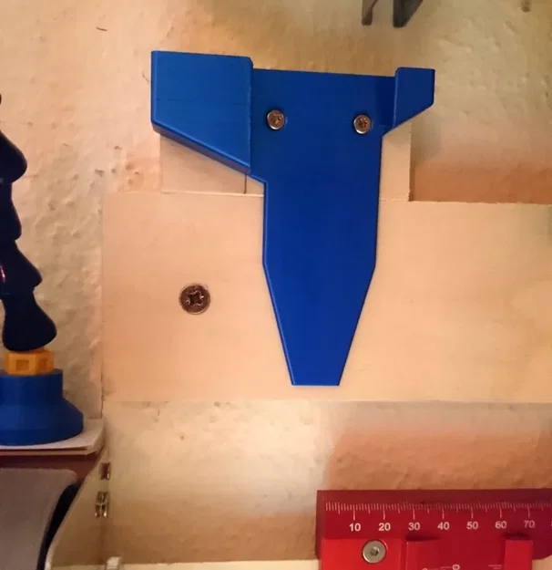 Kẹp giữ thước cặp, kiểu thanh treo tường/bắt vít - Image 2