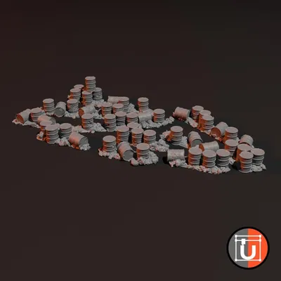 Vật trang trí bàn cờ: Thùng và Rào chắn