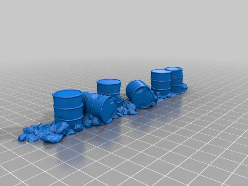 Vật trang trí bàn cờ: Thùng và Rào chắn - Image 3