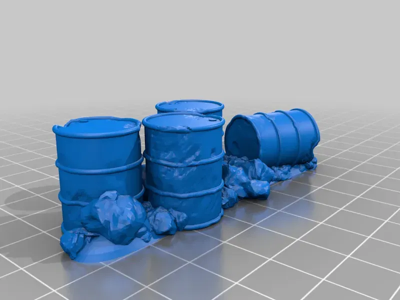 Vật trang trí bàn cờ: Thùng và Rào chắn - Image 9