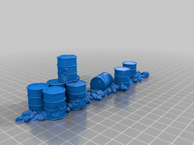 Vật trang trí bàn cờ: Thùng và Rào chắn - Image 19