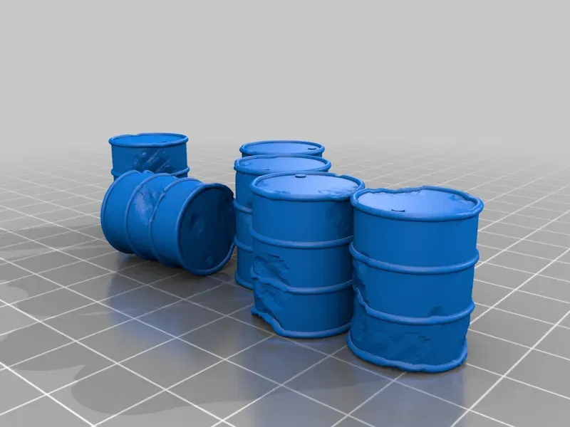 Vật trang trí bàn cờ: Thùng và Rào chắn - Image 25