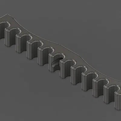 Lược Cáp Cat6 Gắn Tường Ngoài Trời