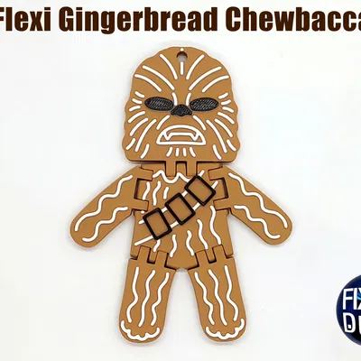 Móc Khóa Chewbacca Bánh Gừng Dẻo