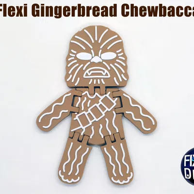 Móc Khóa Chewbacca Bánh Gừng Dẻo
