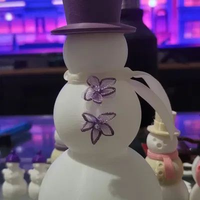 Người Tuyết Cao Khoảng 10 Inch Có Nón