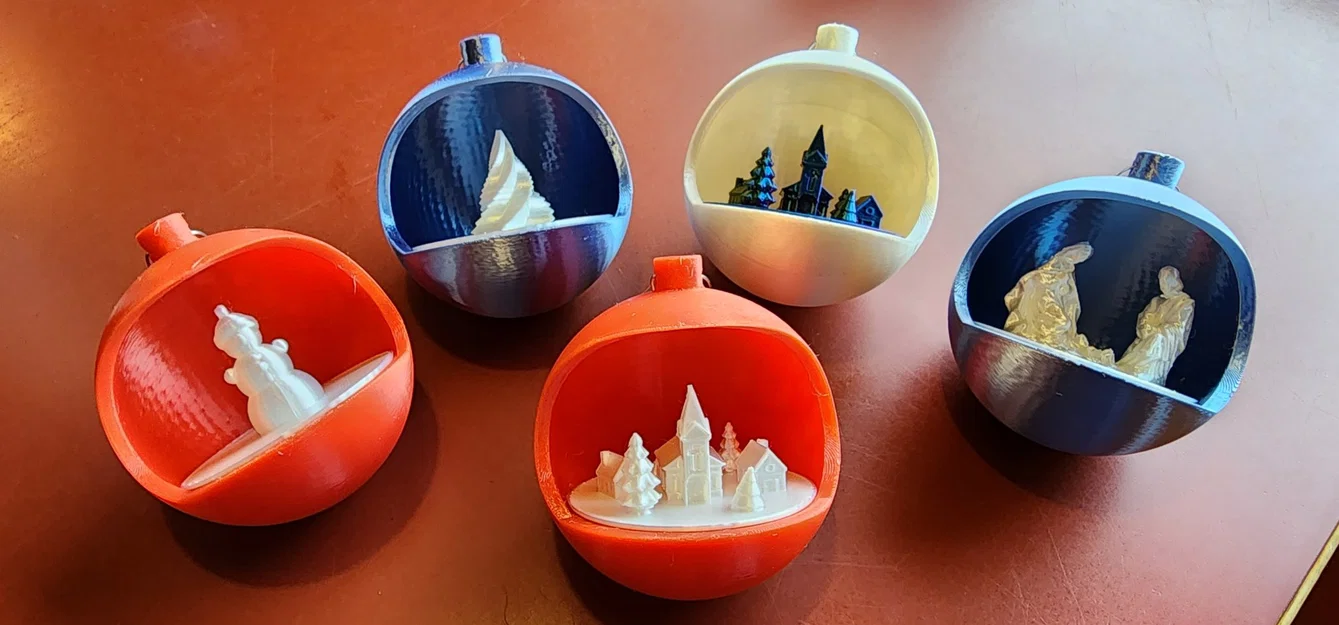 Móc Trang Trí Giáng Sinh & Cảnh Lồng In 3D Theo Yêu Cầu - Image 6