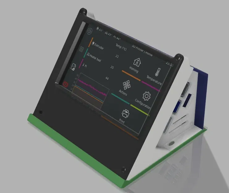 Case BTT PiTFT50 v2.1 với Raspberry Pi và Quạt 4010 (Màn hình Klipper) - Image 1