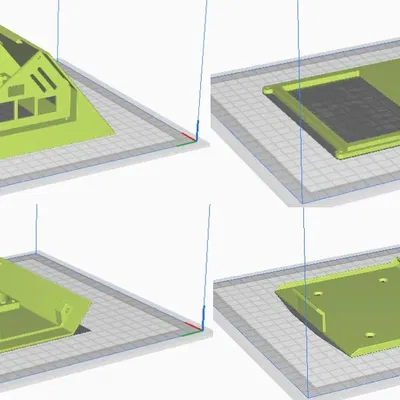 Case BTT PiTFT50 v2.1 với Raspberry Pi và Quạt 4010 (Màn hình Klipper)
