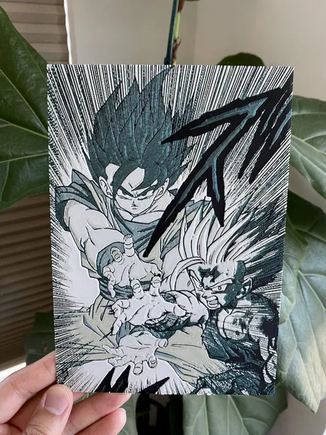 HUEFORGE - KAMEHAMEHAAA - Tranh 3D Kinh Điển - Image 1