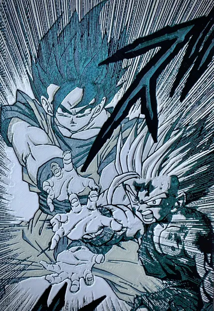 HUEFORGE - KAMEHAMEHAAA - Tranh 3D Kinh Điển - Image 2