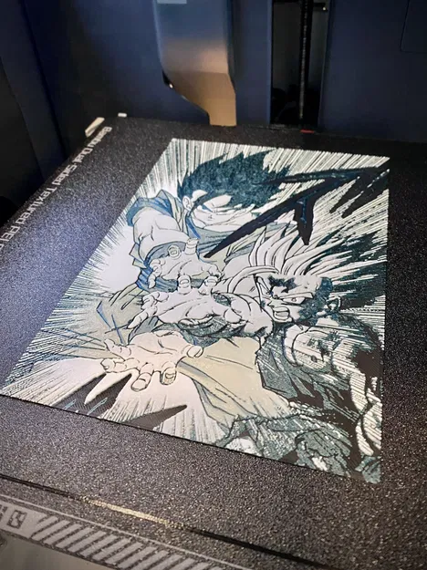 HUEFORGE - KAMEHAMEHAAA - Tranh 3D Kinh Điển - Image 3