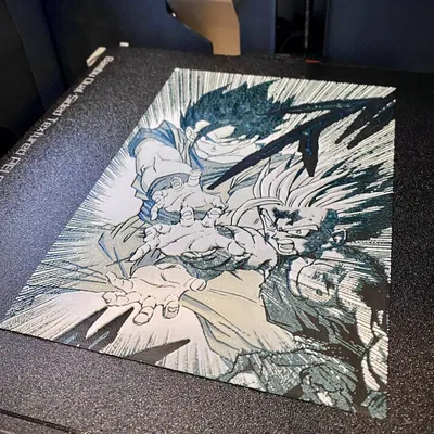 HUEFORGE - KAMEHAMEHAAA - Tranh 3D Kinh Điển