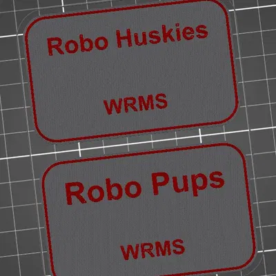 Thẻ Tên Câu Lạc Bộ Robot WRMS