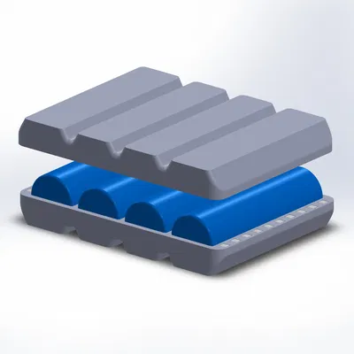 Hộp 21700 Từ Tính 4 Ngăn