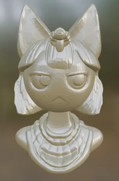 Tượng Bán Thân Ankha - Animal Crossing - Image 1