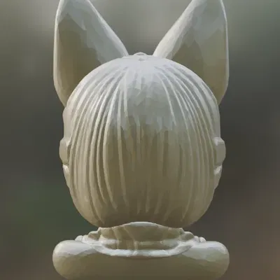 Tượng Bán Thân Ankha - Animal Crossing