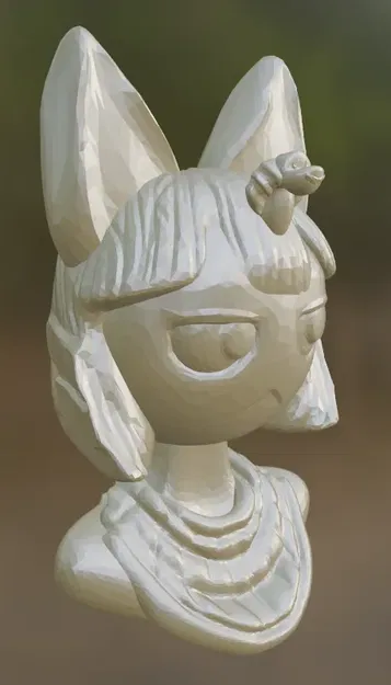 Tượng Bán Thân Ankha - Animal Crossing - Image 3