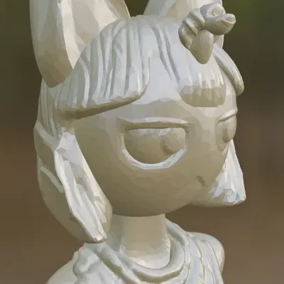 Tượng Bán Thân Ankha - Animal Crossing