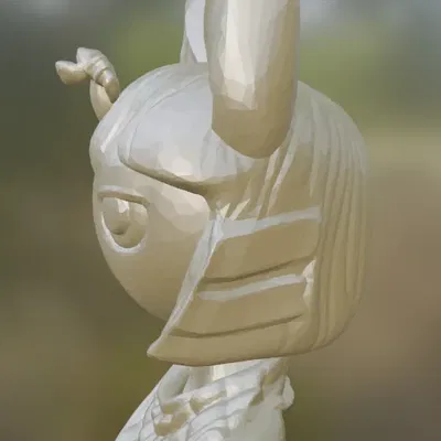 Tượng Bán Thân Ankha - Animal Crossing