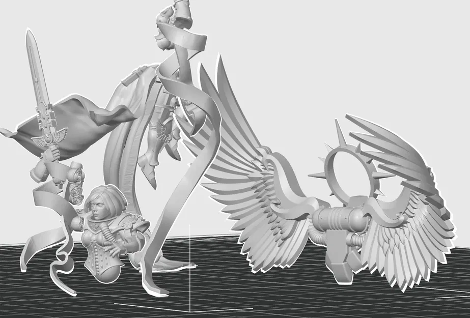 Danh hiệu Thánh Bất Diệt Tóm tắt Mô hình 3d của một vị thá - Image 1