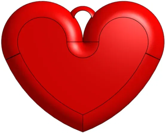 Móc Khóa Trái Tim - Image 1