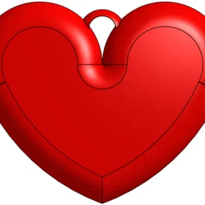 Móc Khóa Trái Tim