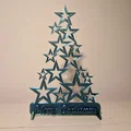 Christmas tree made out of stars - Thumbnail 1