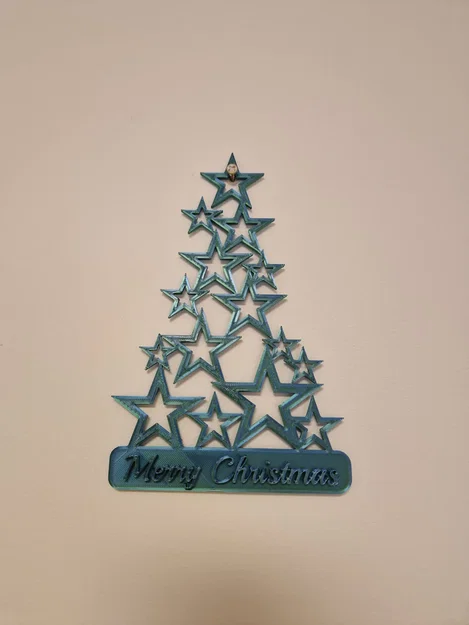 Christmas tree made out of stars - Image 2