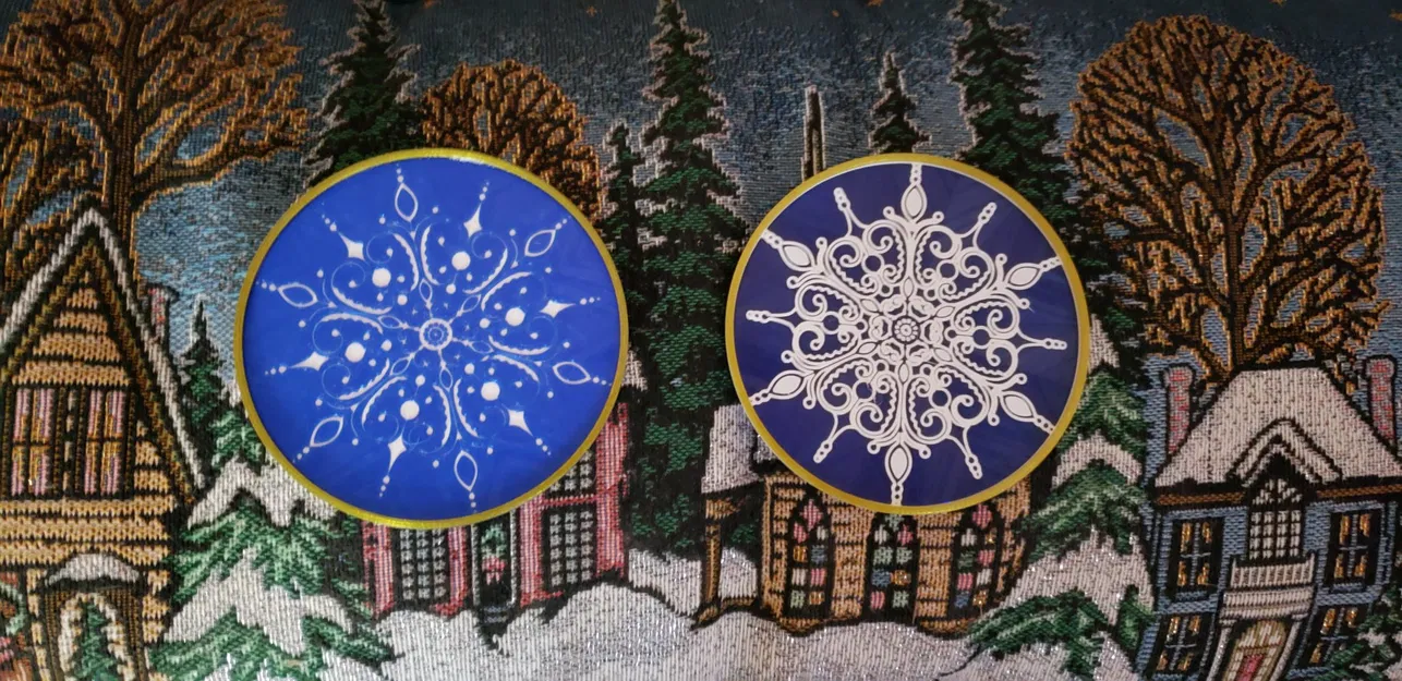 Đế Lót Ly Hình Bông Tuyết - Image 1