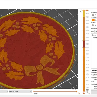 Đế Ly Giáng Sinh Hình Vòng Hoa