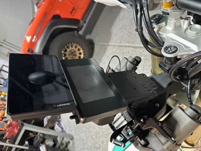 Giá đỡ GPS/Máy tính bảng/CarPlay C7/GoPro Kove 450 Rally có lỗ gắn RAM trên và dưới - Image 4