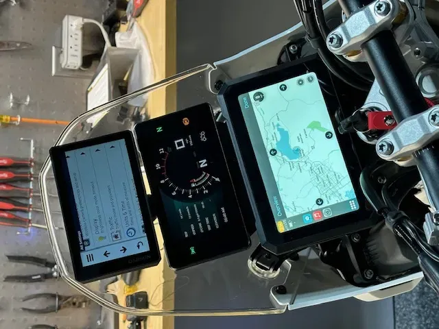 Giá đỡ GPS/Máy tính bảng/CarPlay C7/GoPro Kove 450 Rally có lỗ gắn RAM trên và dưới - Image 11