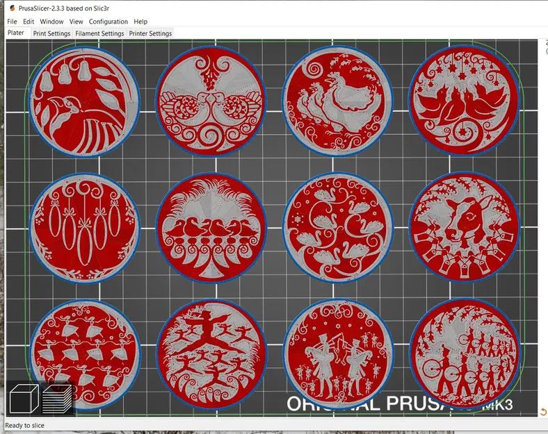 12 Days of Christmas Coaster Collection - Image 1