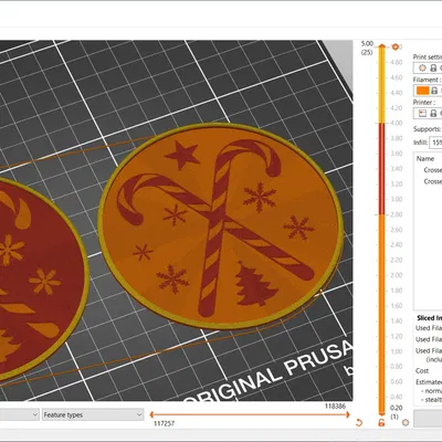 Giá Đỡ Ly Hình Kẹo Gậy Bắt Chéo
