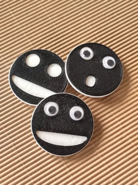 Bộ Trực Quan Hóa Extruder - Mắt Kính Lồi - Biểu Cảm Cười - Image 3