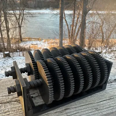 TurboTurn 4782969:1 Gearbox - Mẫu In 3D