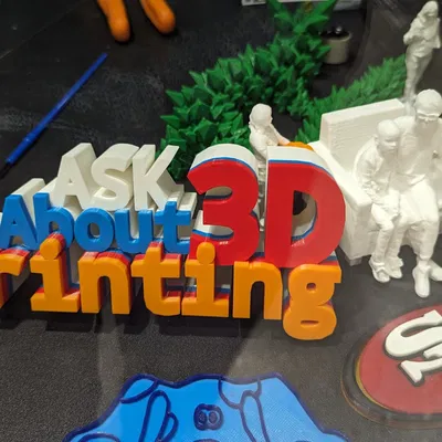 Biển báo hỏi về in 3D