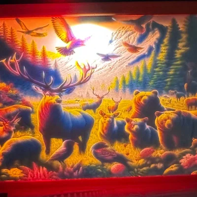 Woods Lithophane