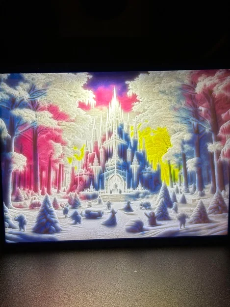 Ảnh Lithophane Nữ Hoàng Băng Giá - Image 3