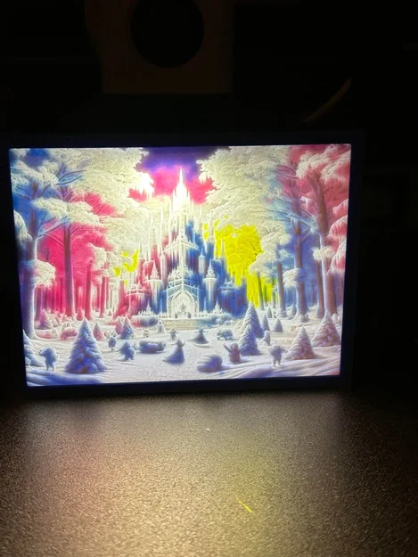 Ảnh Lithophane Nữ Hoàng Băng Giá - Image 4