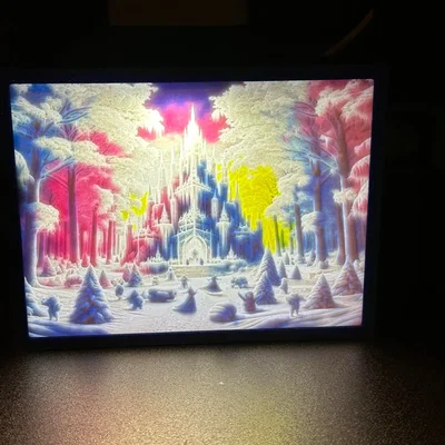 Ảnh Lithophane Nữ Hoàng Băng Giá