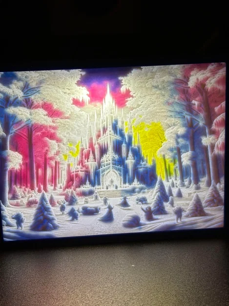 Ảnh Lithophane Nữ Hoàng Băng Giá - Image 5