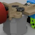 Omni wheel-pinch wheel extruder - Thumbnail 4