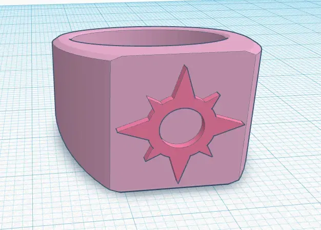 Pink Lantern ring - Image 1